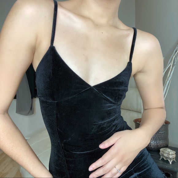 Velvet Bodycon Dress - Picture 3 of 4